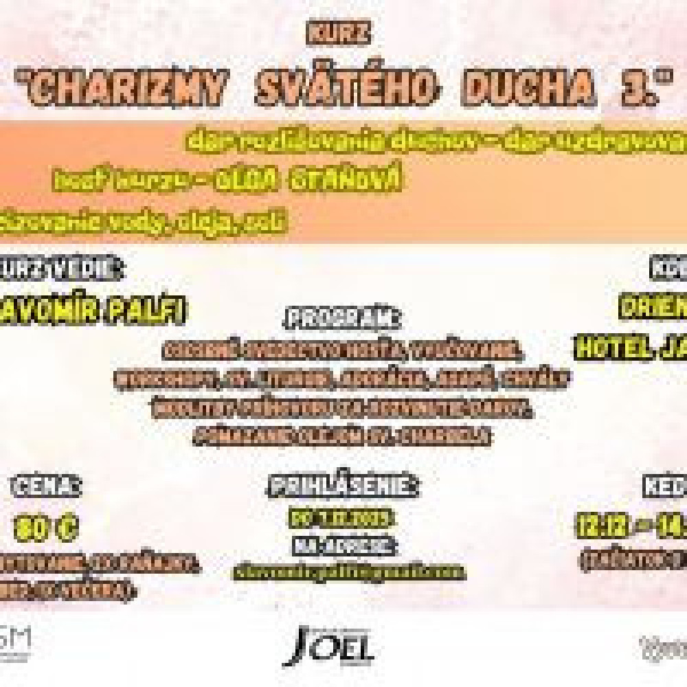 Kurz Charizmy Sv. Ducha 3.