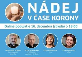 Rada KBS Iustitia et Pax pozýva na online večer Nádej v čase korony
