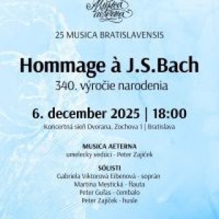 Hommage à J.S.Bach, 340. výročie narodenia