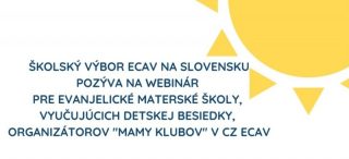 Webinár pre učiteľov v MŠ a na besiedkach