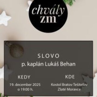 Chvály ZM december