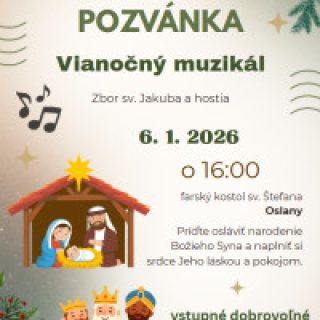 Vianočný koncert/muzikál Zboru sv. Jakuba v Oslanoch