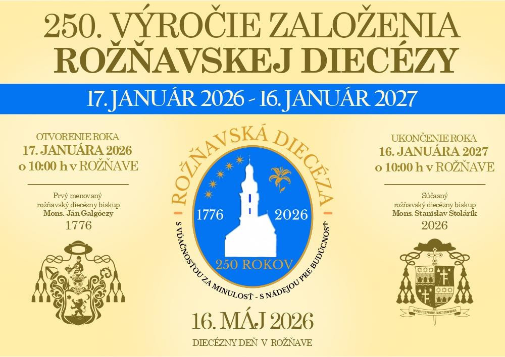 Rožňavská diecéza chystá Jubilejný rok 250. výročia a Deň zasväteného života