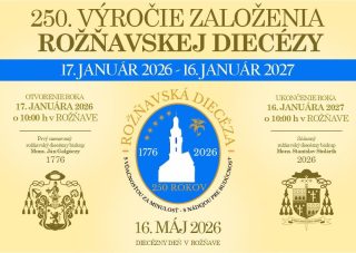 Rožňavská diecéza chystá Jubilejný rok 250. výročia a Deň zasväteného života