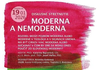 Pozvánka na synodálne diskusné stretnutie na tému Moderna a nemoderna