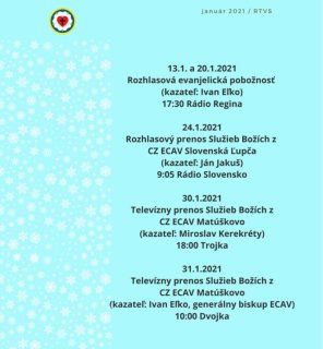 Evanjelické SB a pobožnosti v médiách