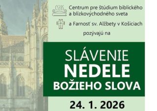 Nedeľa Božieho slova v Košiciach: svätá omša, Lectio Divina a diskusia
